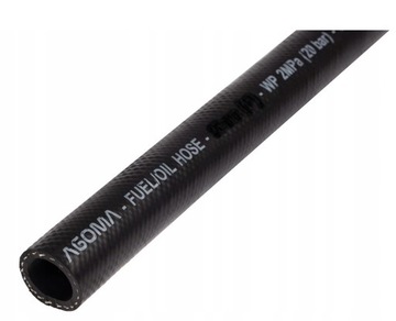 WĄŻ GUMOWY DO PALIW OLEJU fi 4mm 2.0MPa SAEJ30R6