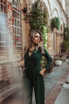 Moda elegancki KOMBINEZON seksowny KOBIECY