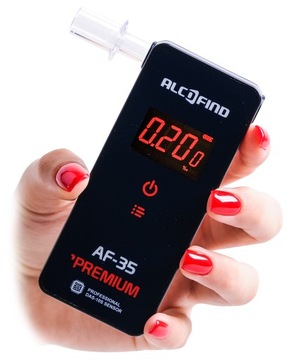 Alkomat AlcoFind AF-35 Premium + certyfikat + kalibracje