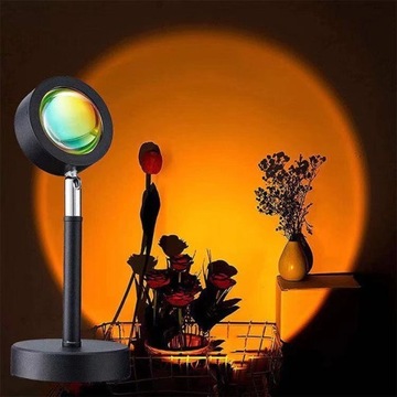 СВЕТОДИОДНАЯ НОЧНАЯ ЛАМПА SUNSET SUNSET 4 РАЗНЫХ ЦВЕТА И ВАРИАНТОВ USB