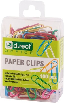 Зажим металлический D.Rect круглый 28мм 100 шт.