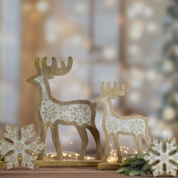 РОЖДЕСТВЕНСКАЯ ФИГУРКА ОЛЕНЯ 32 СМ РОЖДЕСТВЕНСКОЕ УКРАШЕНИЕ