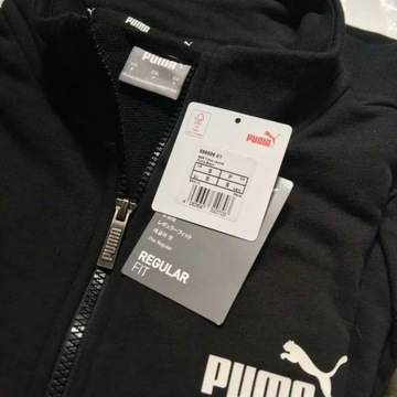 PUMA bluza MENS stójka suwak BAWEŁNIANA zasuwana S