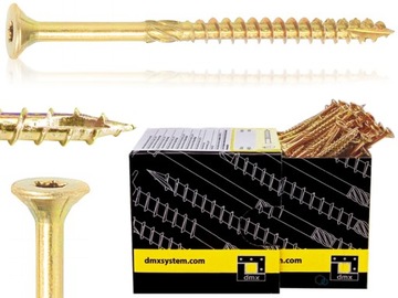 WKRĘTY CIESIELSKIE CS 4x80 TORX ŁEB STOŻKOWY DMX 100sztuk