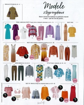 BURDA STYLE 6/2024 - список моделей