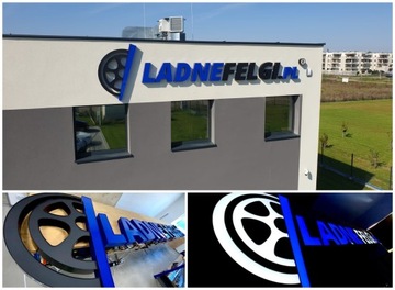 Светодиодные рекламные буквы! Логотип компании ILLUMINATED LIGHT BOX реклама