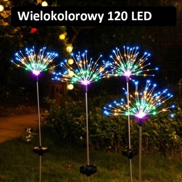 Solar Fireworks Globe Dandelion String Fairy light