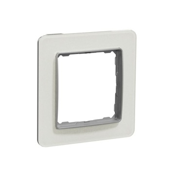 Schneider Electric Sedna Elements Одинарная рама, белое стекло