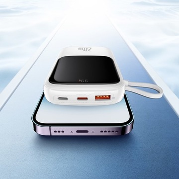 Baseus Power Bank 10000 мАч Qpow Pro — USB + TypeC — PD20W с кабелем Lightning