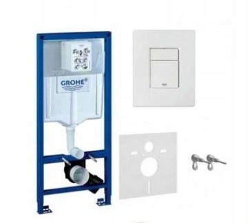 GROHE STELAŻ PODTYNKOWY SOLIDO 4W1 PRZYCISK CHROM +MATA