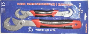 Klucze hakowe uniwersalne 9-32mm (2szt.) mocne