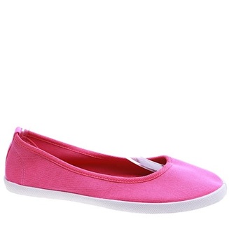 Buty damskie materiałowe baleriny balerinki tenisówki slip on 14402