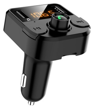 FM-передатчик Bluetooth, зарядное устройство для MP3 с ЖК-дисплеем и 2 USB-портами