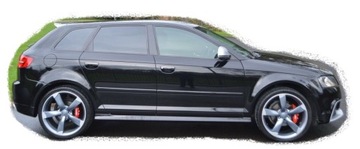 AUDI A3 8P RS3+ 5 DRZWIOWY PROGI LISTWY PLASTIK