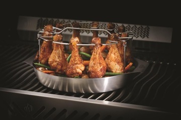 НАПОЛЕОН ПОДСТАВКА ДЛЯ ГРИЛЯ ИЗ НЕРЖАВЕЮЩЕЙ СТАЛИ для гриля 12 КУРИНЫХ НОЖЕК