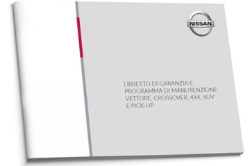 Nissan Włoska Italia Książka Serwisowa 13 Modeli