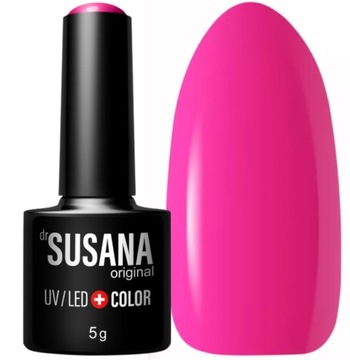 SUSANA PINK 537 LAKIER HYBRYDOWY INTENSYWNY NEONOWY CIENY RÓŻ