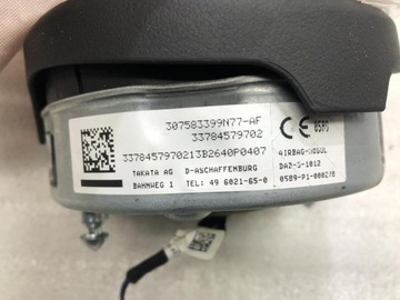 AIRBAG ULOŽENÍ ŘIDIČE BMW F30 F31 33784579702