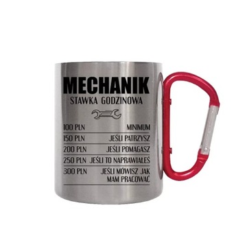 Stawka godzinowa mechanik KUBEK METALOWY MECHANIKA