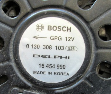 CHEVROLET CRUZE WENTYLATOR CHŁODNICY 0130308103