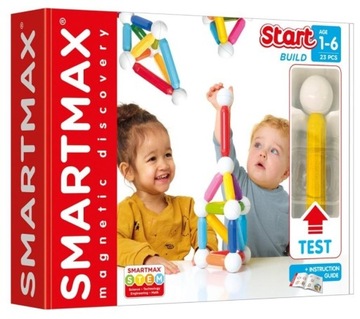 Pierwsze klocki magnetyczne SmartMax START 23el