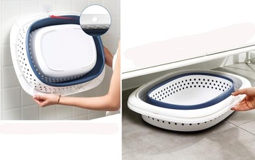 Kosz na pranie skladany silikon miski na pranie