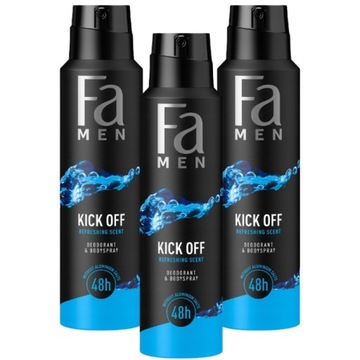 Fa Men Dezodorant Spray Męski 48h Ochrony 150ml