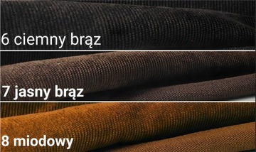 Pokrowiec na krzesło sztruks tapicerski czerwony