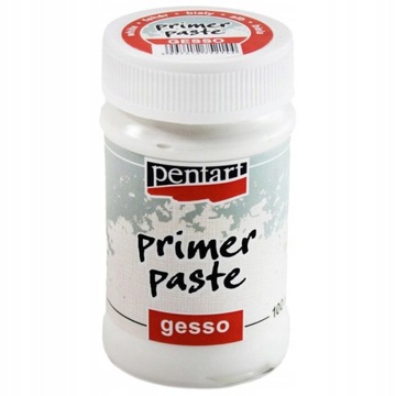 Pasta Gruntowa Akrylowa Gesso Pentart 100 ml Biała
