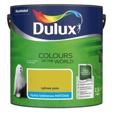 Dulux Kolory Świata Farba Ryżowe Pola Matowa 2,5L