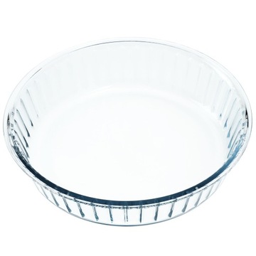 ВОЗДУХОУСТОЙЧИВАЯ ФОРМА ДЛЯ ВЫПЕЧКИ КРУГЛЫХ СТЕКЛЯННЫХ ТАРТОНОВ 26 см