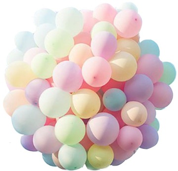 Balony pastelowe 100 sztuk 5 cali kolorowe urodziny komunia do girlandy