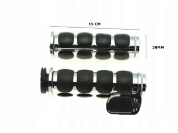 ХРОМИРОВАННАЯ РУЧКА ПОДХОДИТ ДЛЯ SUZUKI KAWASAKI YAMAHA HONDA 25.4 1 ДЮЙМ