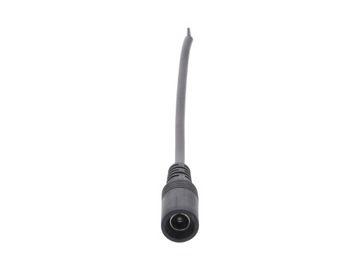 Gniazdo DC 5.5x2.1 przewód czarny 15cm 18awg
