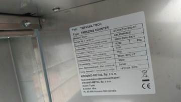 Стол Rilling ATKEK7211600 2-дверный морозильный без столешницы