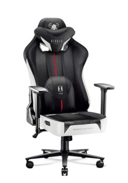 Diablo X-Player 2.0 Látkové herní křeslo Normal Size Bílo-černé