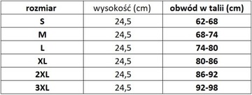 PAS WYSZCZUPLAJĄCY modelujący brzuch gorset SLIM-E