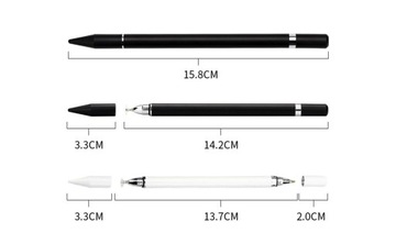 Стилус INF 2 в 1 с функцией письма Белый