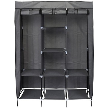 SZAFA TEKSTYLNA GARDEROBA 127x45x172CM