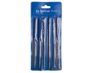 King Tony Pilniki igiełkowe do metalu IGLAKI PRECYZYJNE KPL. 6 szt. 160 mm