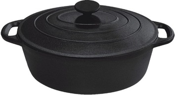 BRYTFANNA ŻELIWNA GARNEK CIĘŻKI KOCIOŁEK 4,7L 29CM