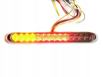 TYLNA LAMPA TYL LED Z STOPEM LISTWA Z KIERUNKAMI