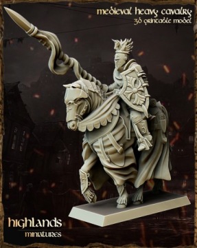 Тяжелая кавалерия - Бретония - Миниатюры Хайленда