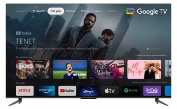 TCL HDR QLED PRO 55 дюймов 4K ТВ GOOGLE WiFi Smart MEGA Contrast ONKYO 2.1