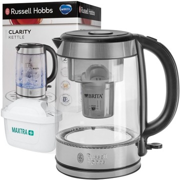 CZAJNIK ELEKTRYCZNY RUSSELL HOBBS CLARITY Z FILTREM BRITA 20760-57 2200 W