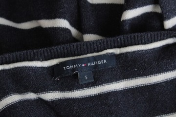 TOMMY HILFIGER LOGOWANY SWETEREK BLUZKA ROZ. S/M