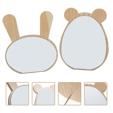 2 зеркала для девочек, принадлежности для макияжа в спальне