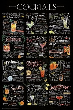 Koktajle i Drinki - plakat