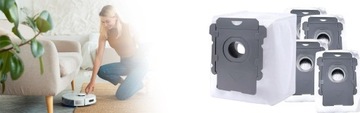10 мешков для пылесоса iRobot ROOMBA BAG i3+ i4+ i5+ i6+ i7+ i8+ j7+ s9+