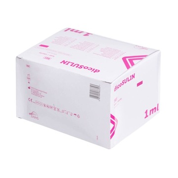 Strzykawki insulinowe 1ml dicoSULIN U-40 0,40x13mm